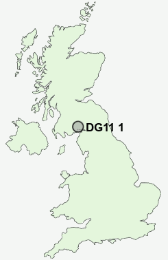 UK Postcode map