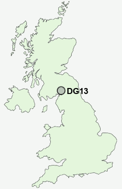 UK Postcode map