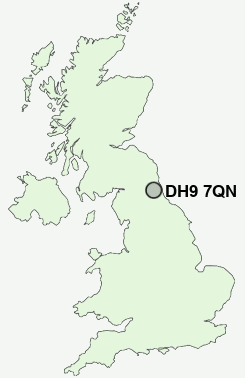 UK Postcode map