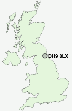 UK Postcode map