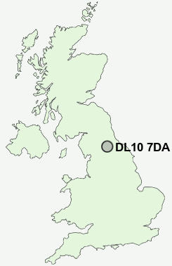 UK Postcode map