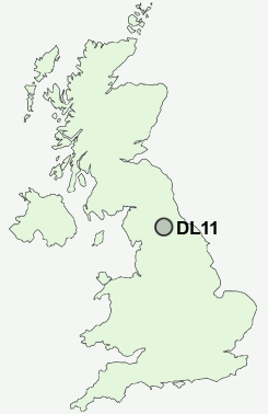 UK Postcode map