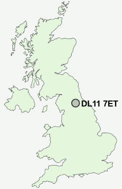 UK Postcode map