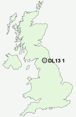 UK Postcode map