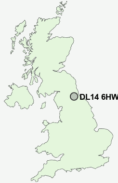 UK Postcode map