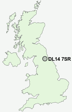 UK Postcode map