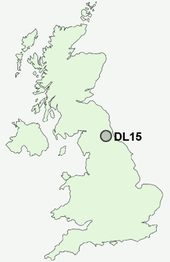 UK Postcode map