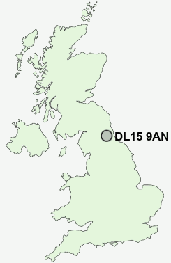 UK Postcode map