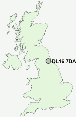 UK Postcode map