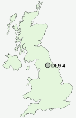 UK Postcode map