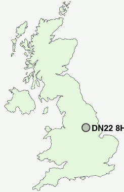 UK Postcode map