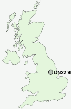 UK Postcode map