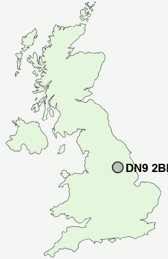 UK Postcode map