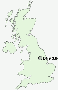 UK Postcode map