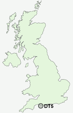 DT5 Postcode map