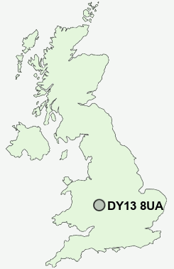 UK Postcode map