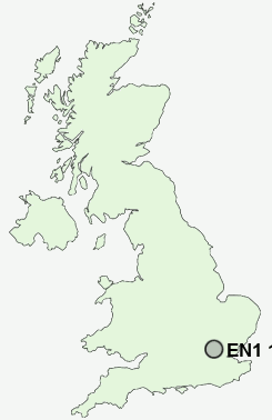 UK Postcode map