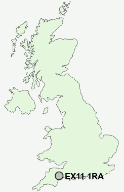 UK Postcode map