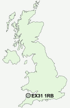 UK Postcode map