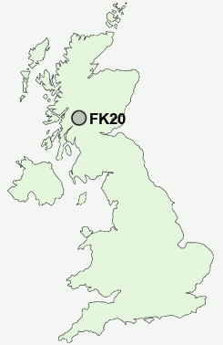 FK20 Postcode map