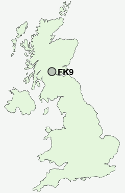 UK Postcode map