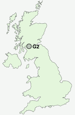 G2 Postcode map