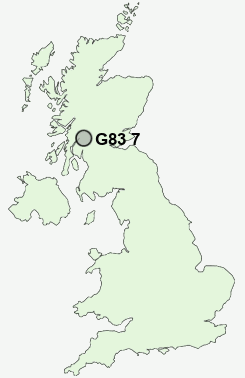 UK Postcode map