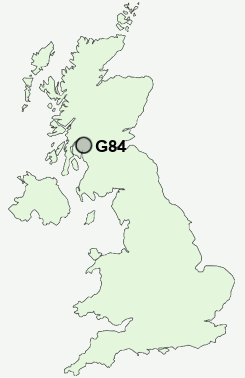 G84 Postcode map