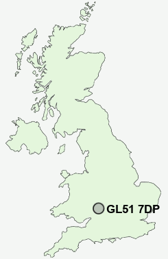 UK Postcode map