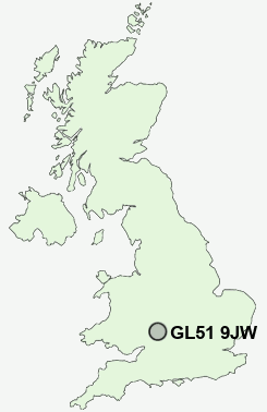 UK Postcode map