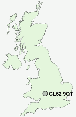 UK Postcode map