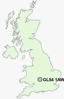 UK Postcode map