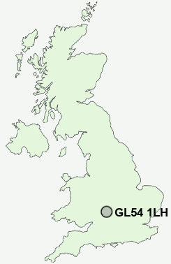 UK Postcode map