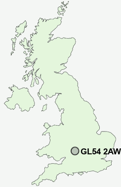 UK Postcode map