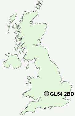 UK Postcode map