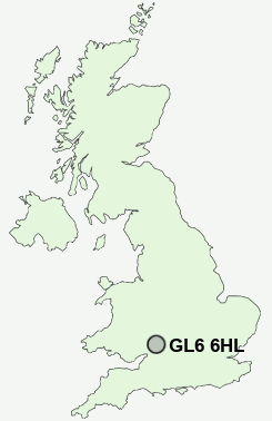 UK Postcode map