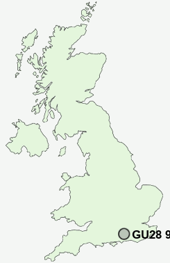 UK Postcode map