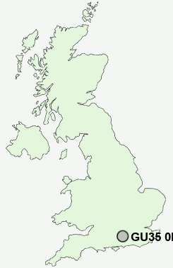 UK Postcode map