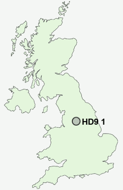 UK Postcode map