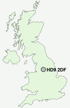 UK Postcode map