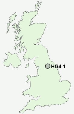 UK Postcode map