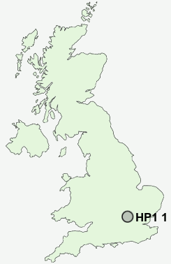 UK Postcode map