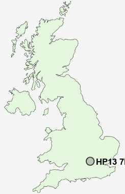 UK Postcode map