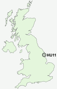 UK Postcode map