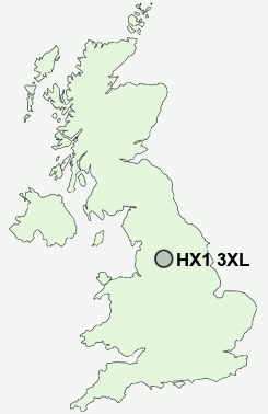 UK Postcode map