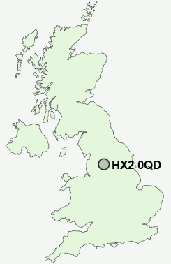 UK Postcode map