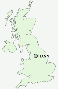 UK Postcode map