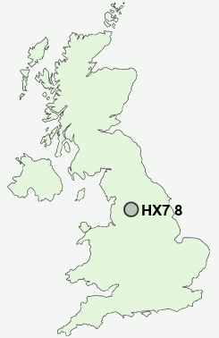 UK Postcode map