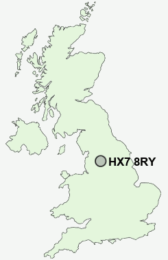 UK Postcode map