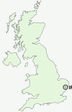 IP13 Postcode map